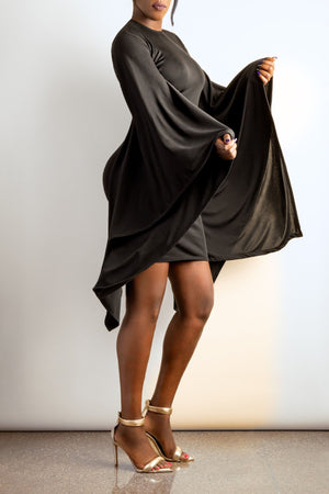 Short caftan dress