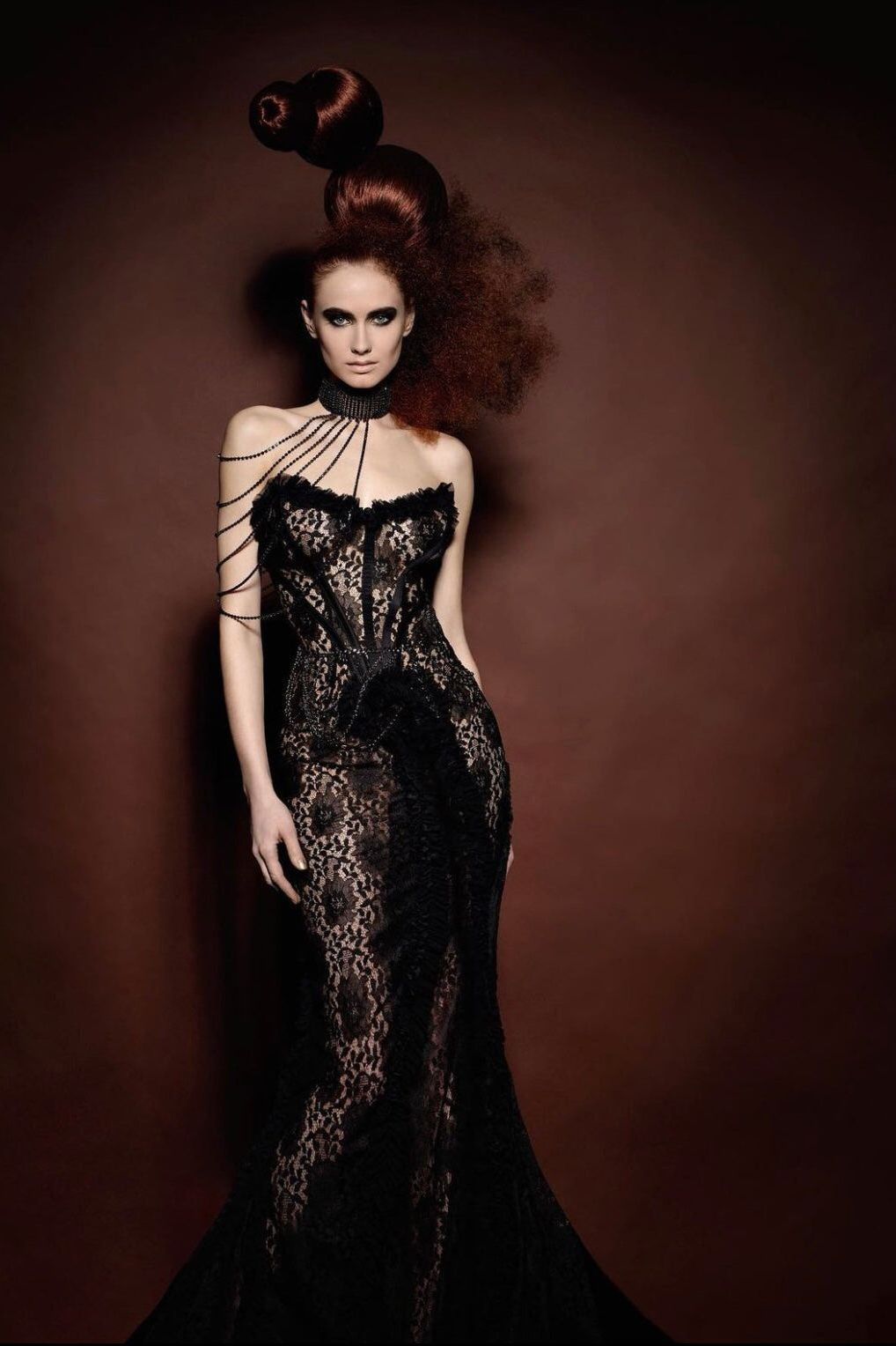 Vintage A.Sall  French lace gown