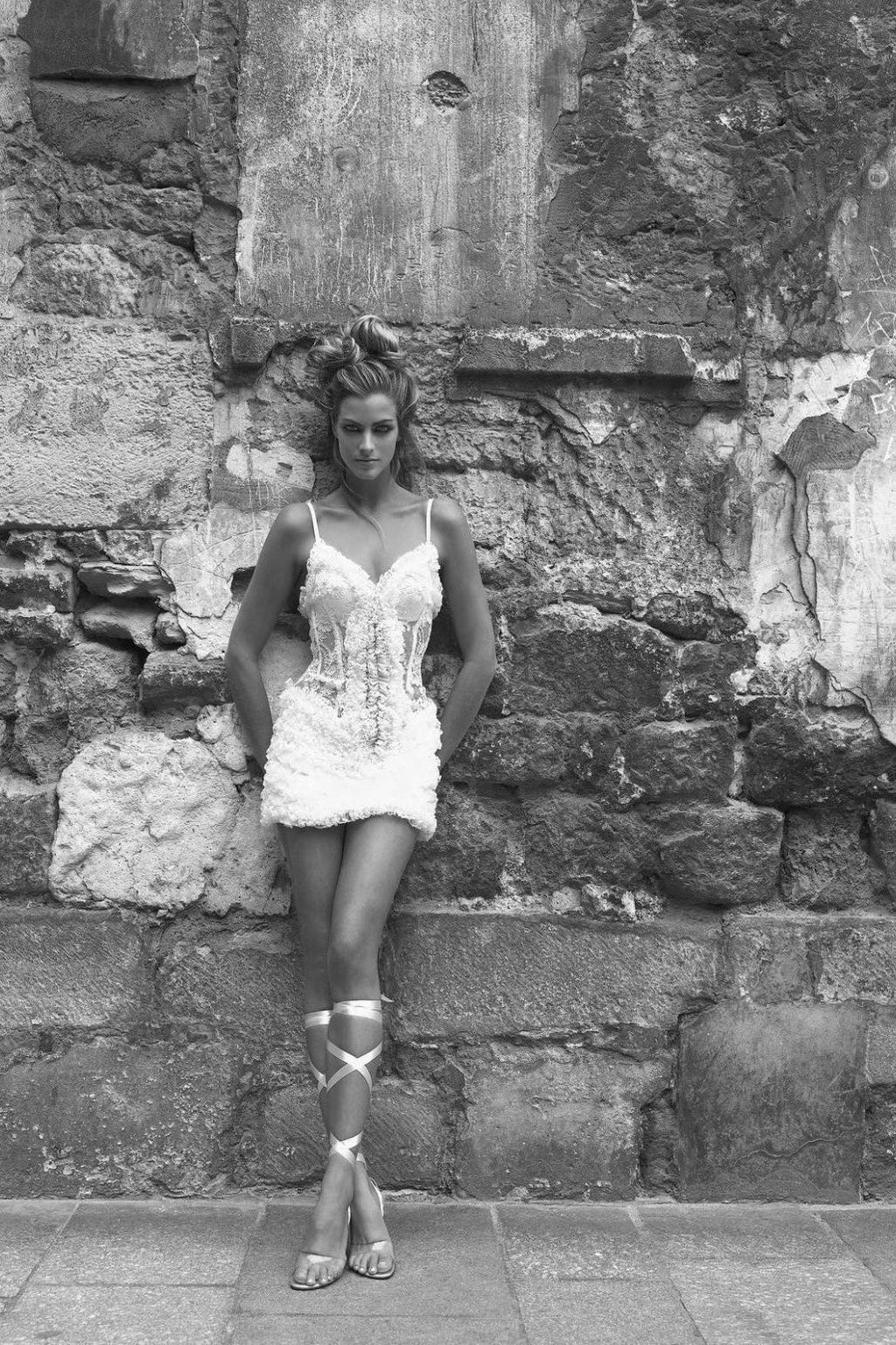 French lace corset dress