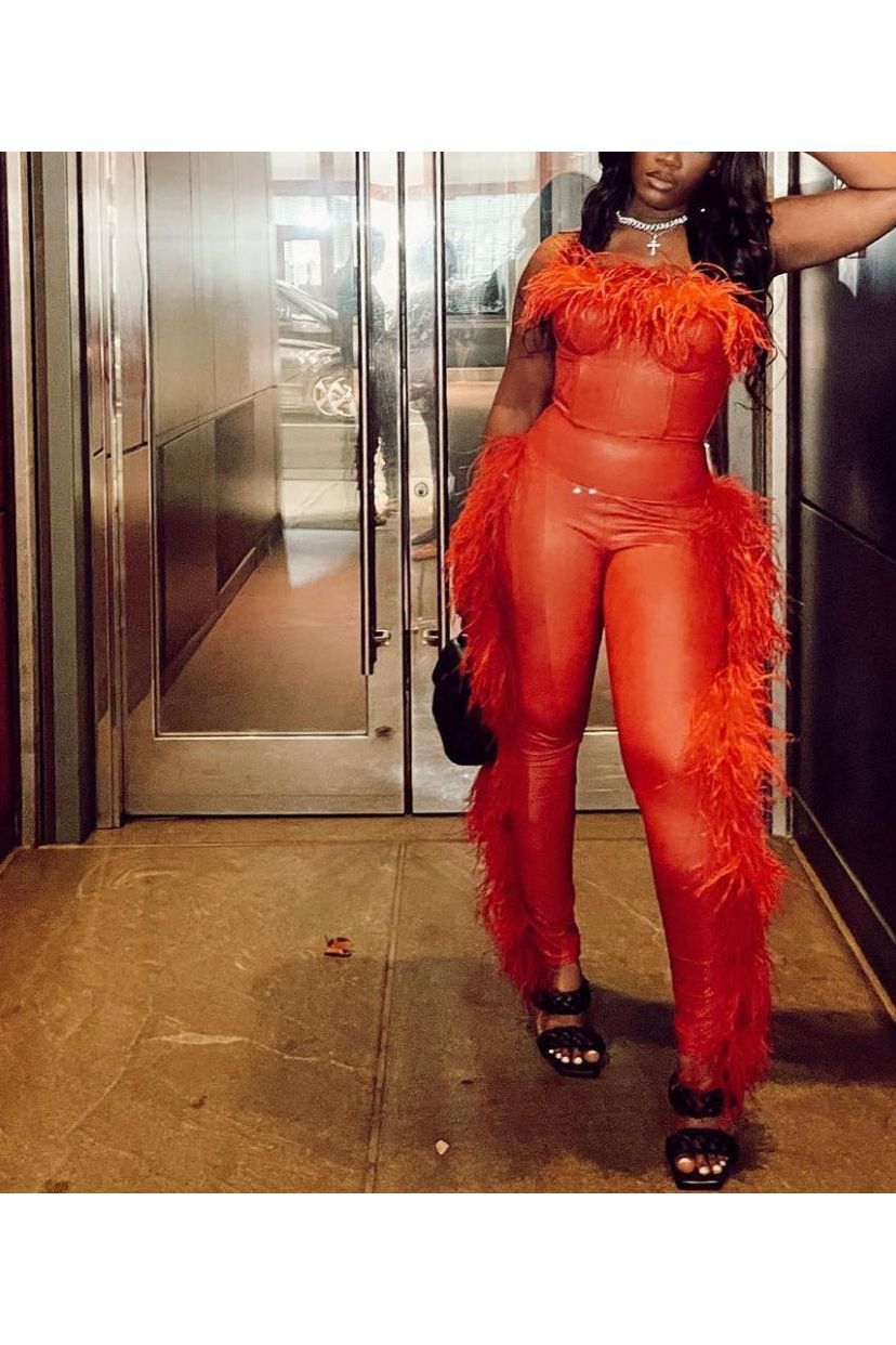 Custom Vegan leather set