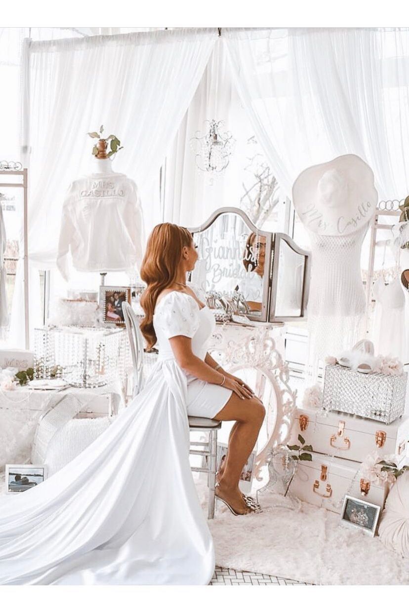 Custom bridal shower dress