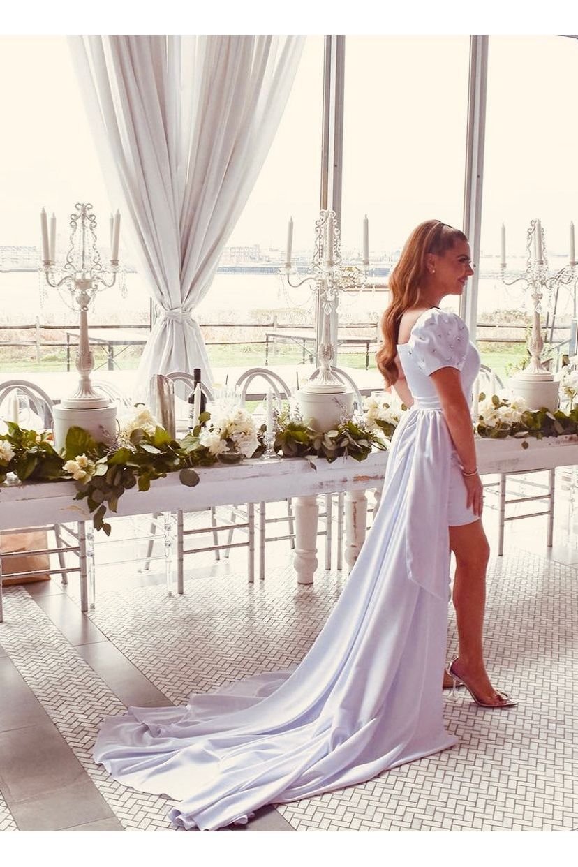 Custom bridal shower dress