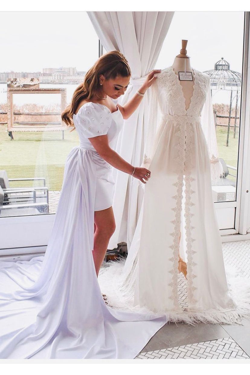 Custom bridal shower dress