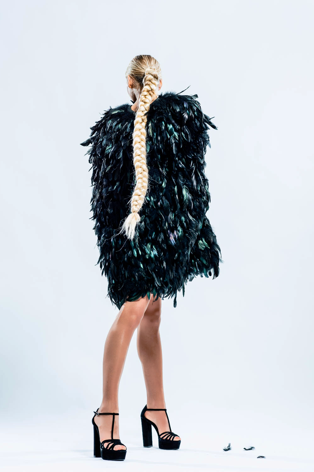 Feather cape