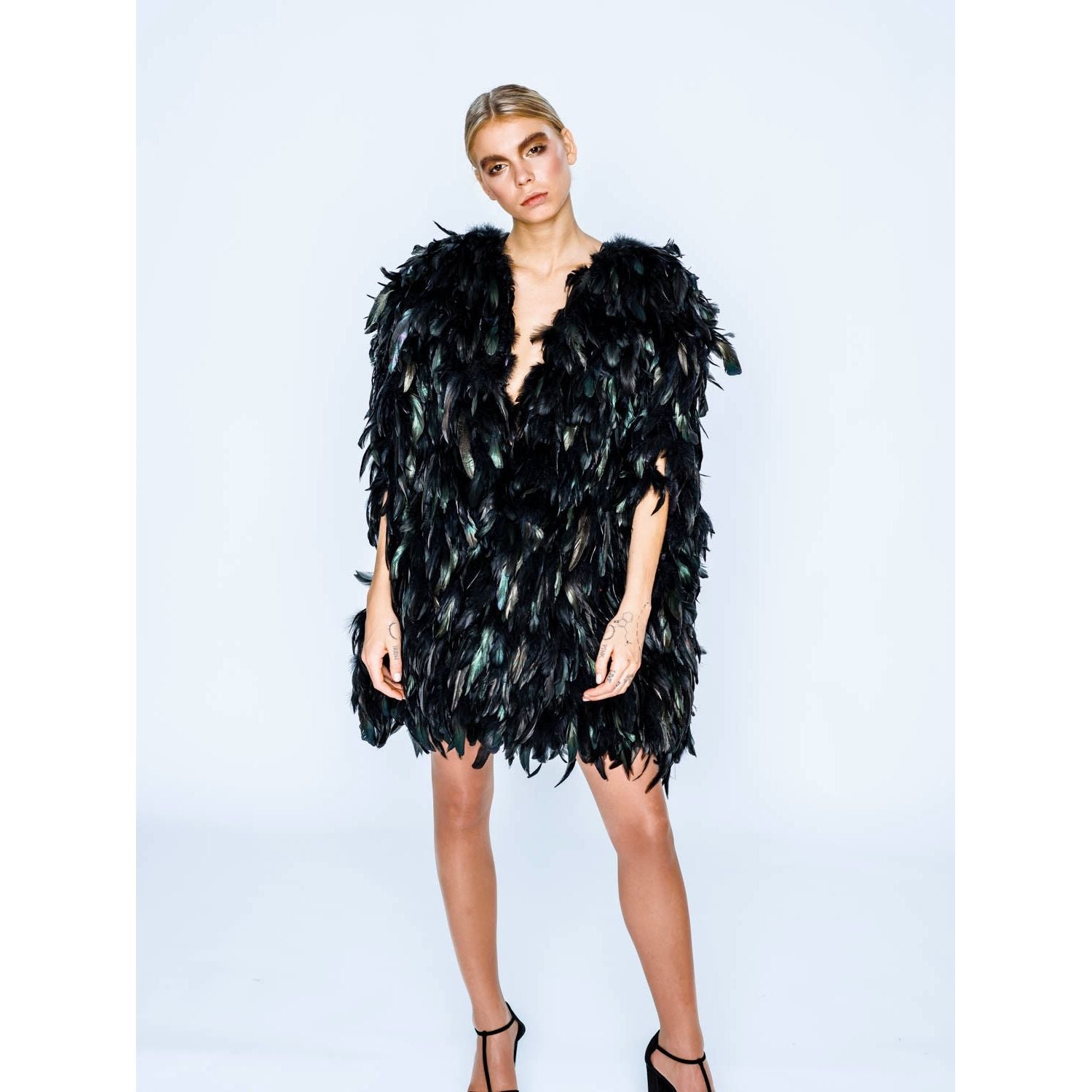 Feather cape