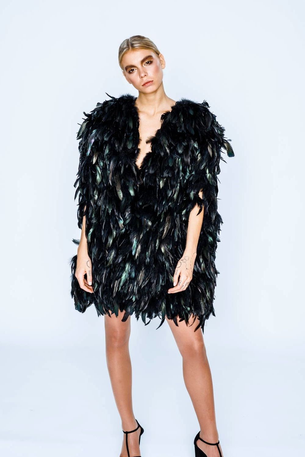 Feather cape